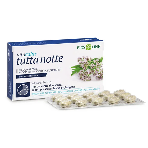 VitaCalm Tutta Notte con Melatonina 30cpr